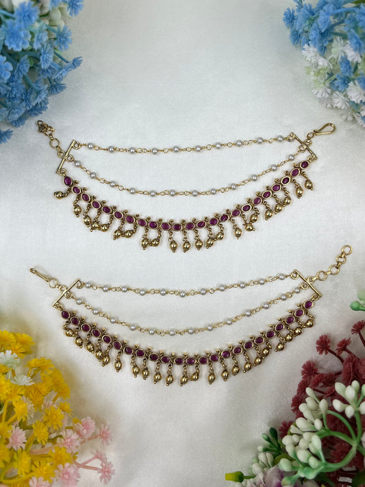 Durga Traditional Ear Chain