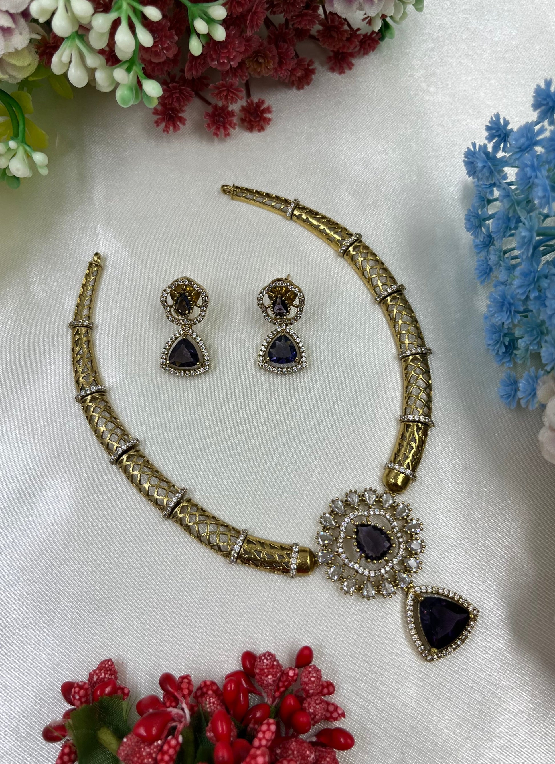Jewellery full product photo on plain background