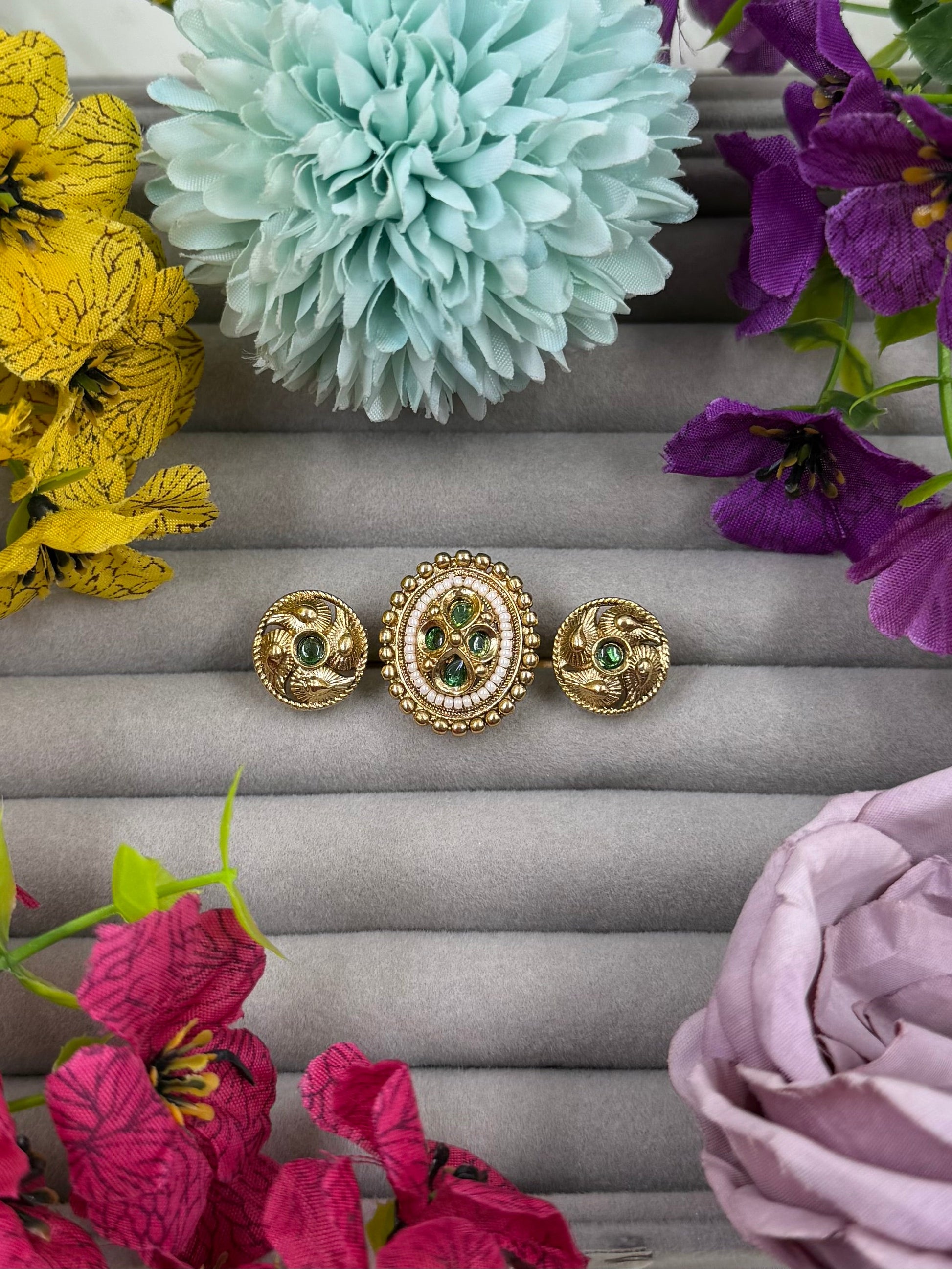 Kriti Finger Ring full product photo on plain background