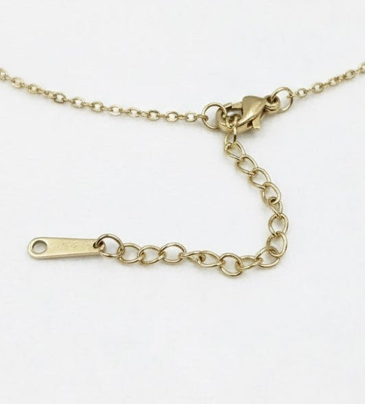 Love Chain Pendant worn styled with traditional outfit