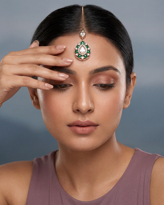 Taniya Moissanite Mang Tika
