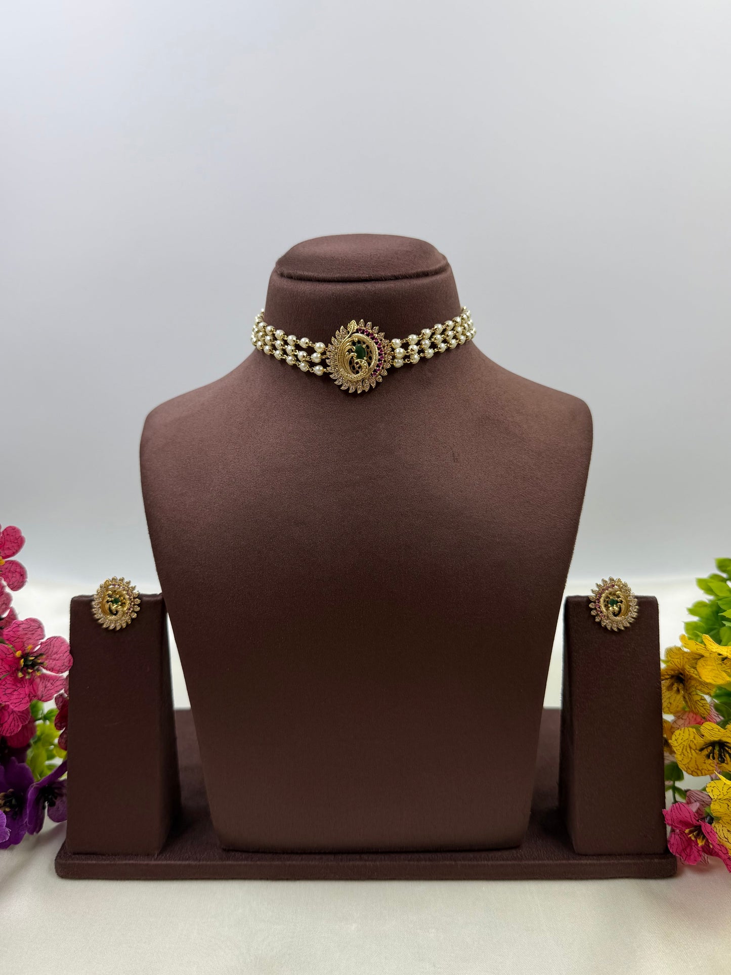 Lalita Victorian Traditional Choker Necklace