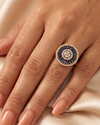 Qora Victorian Finger Ring close-up view