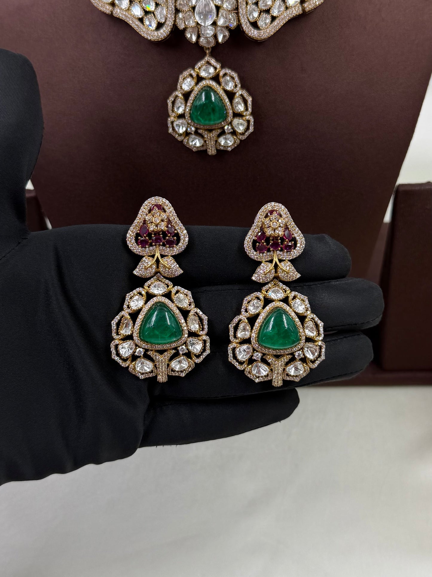 Supriya Jaipuri Kundan Choker Necklace Set
