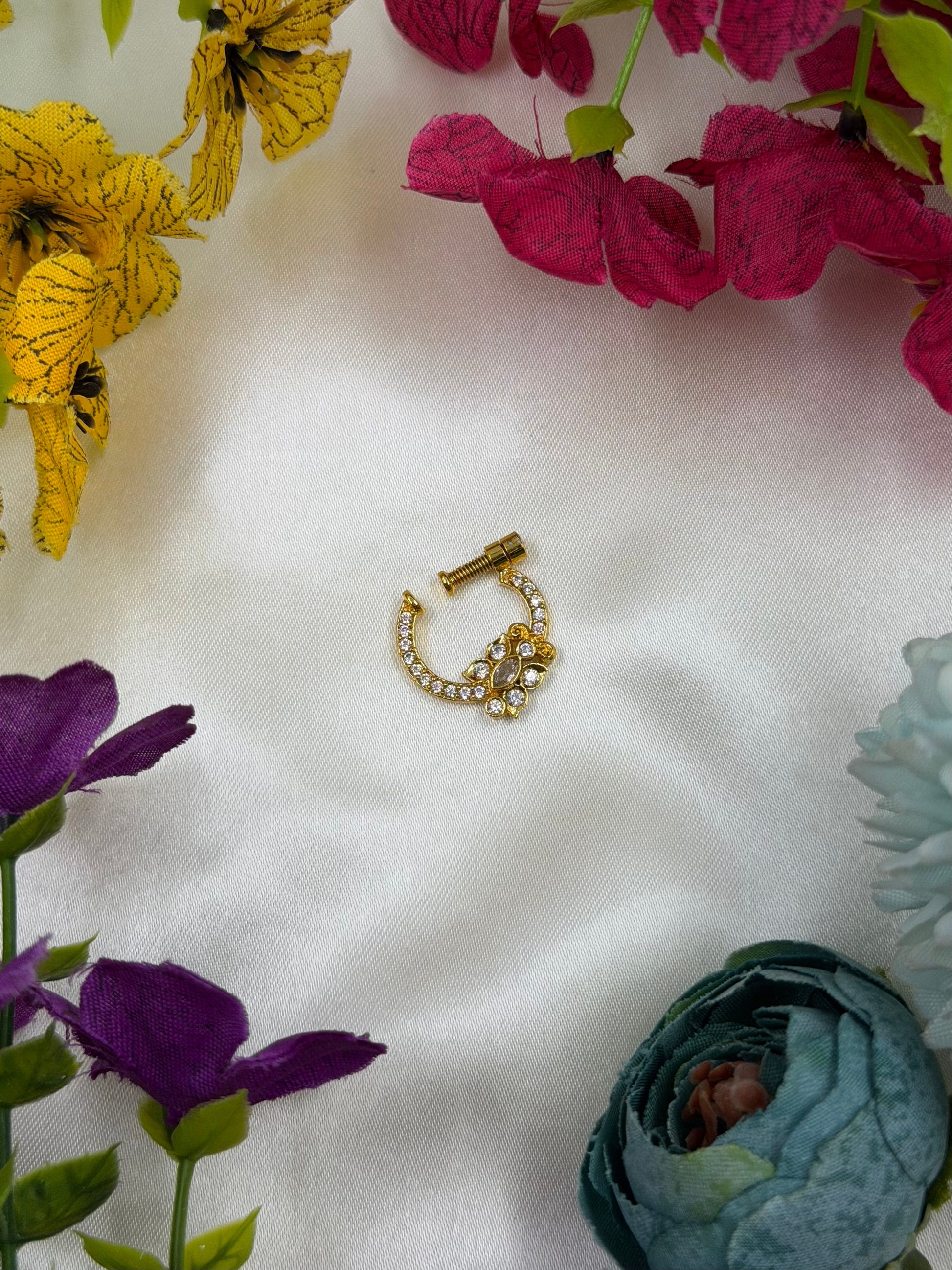 Achal Nose Ring close-up view