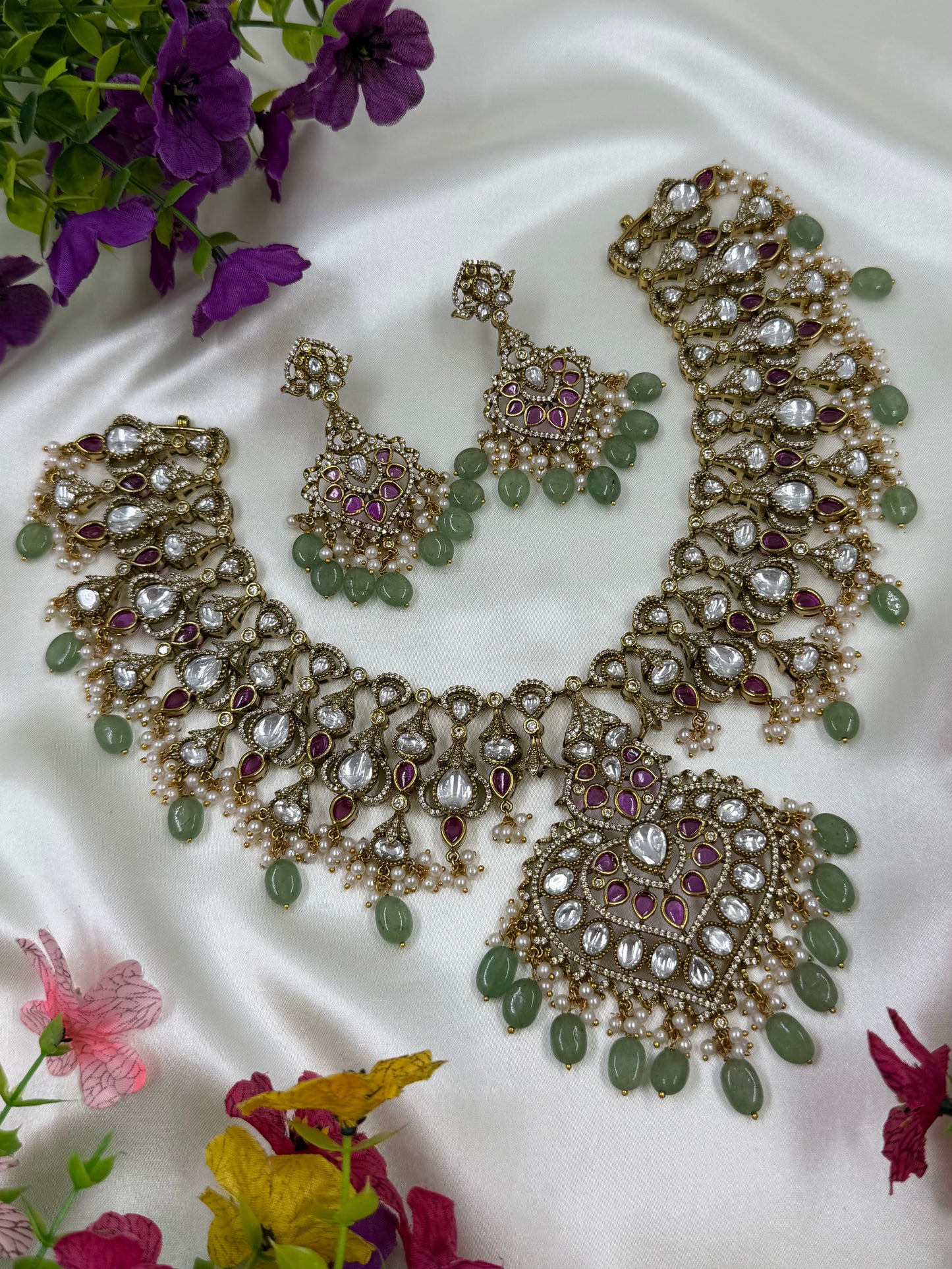 Shreya Victorian Premium Necklace Set