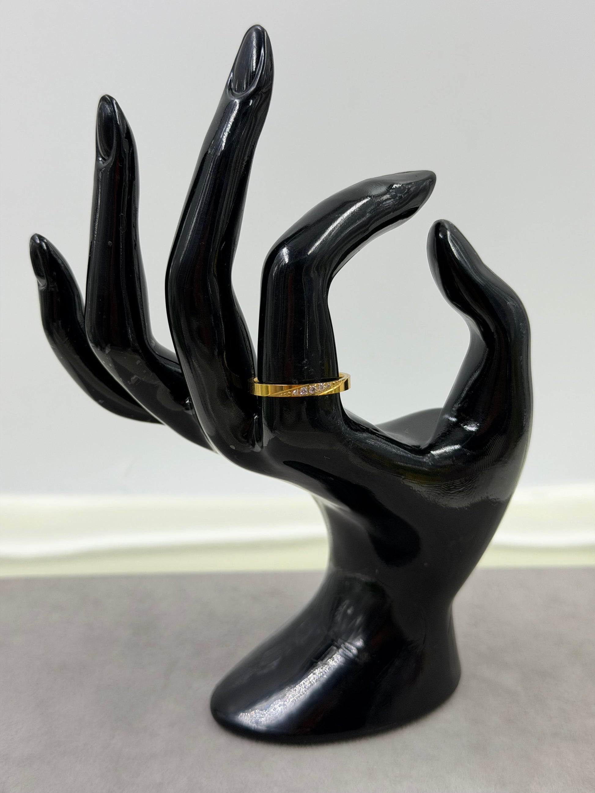 Octavia Finger Ring worn styled with traditional outfit