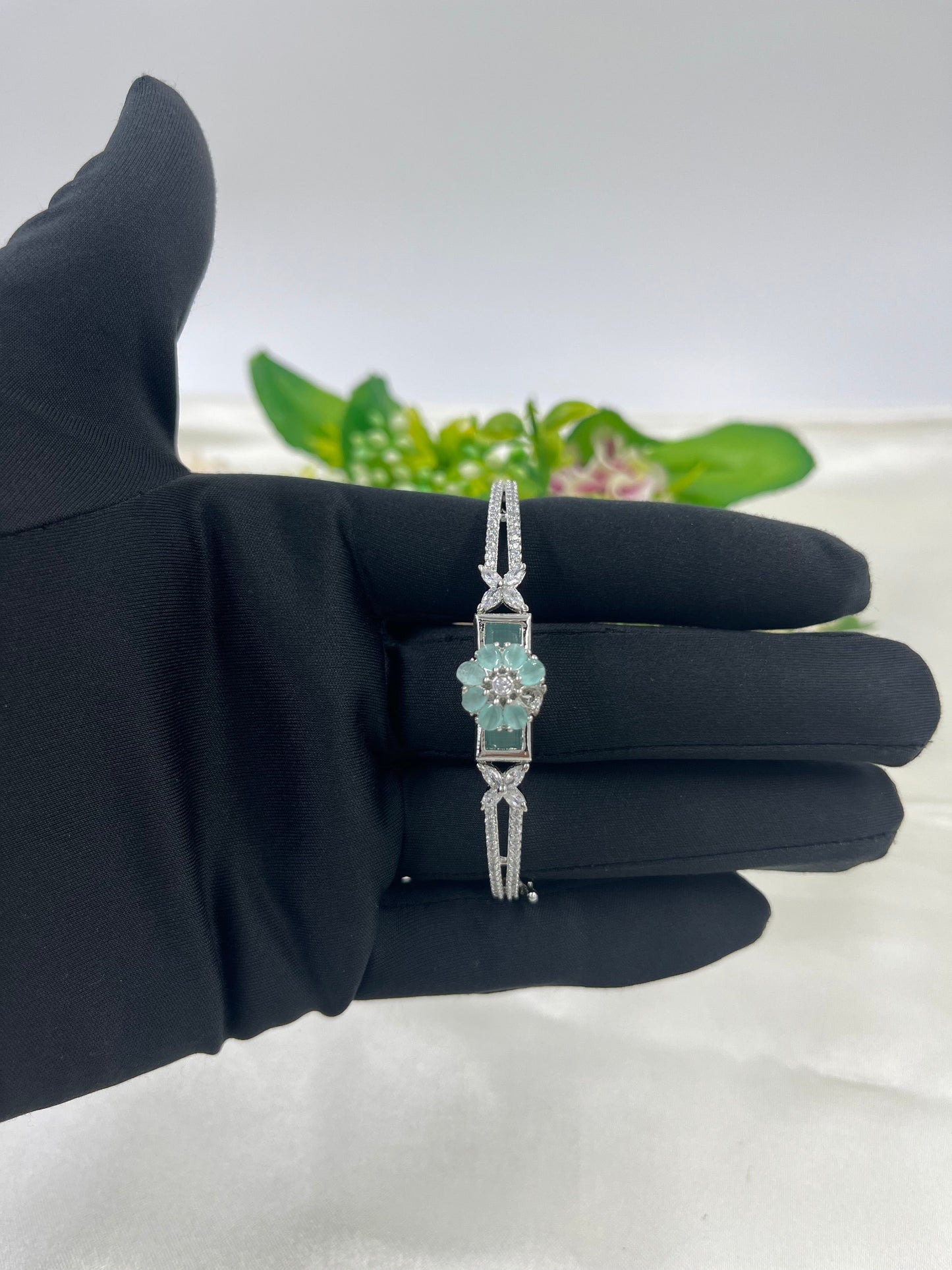 Amethyst Hues Diamond Ad Openable Kada
