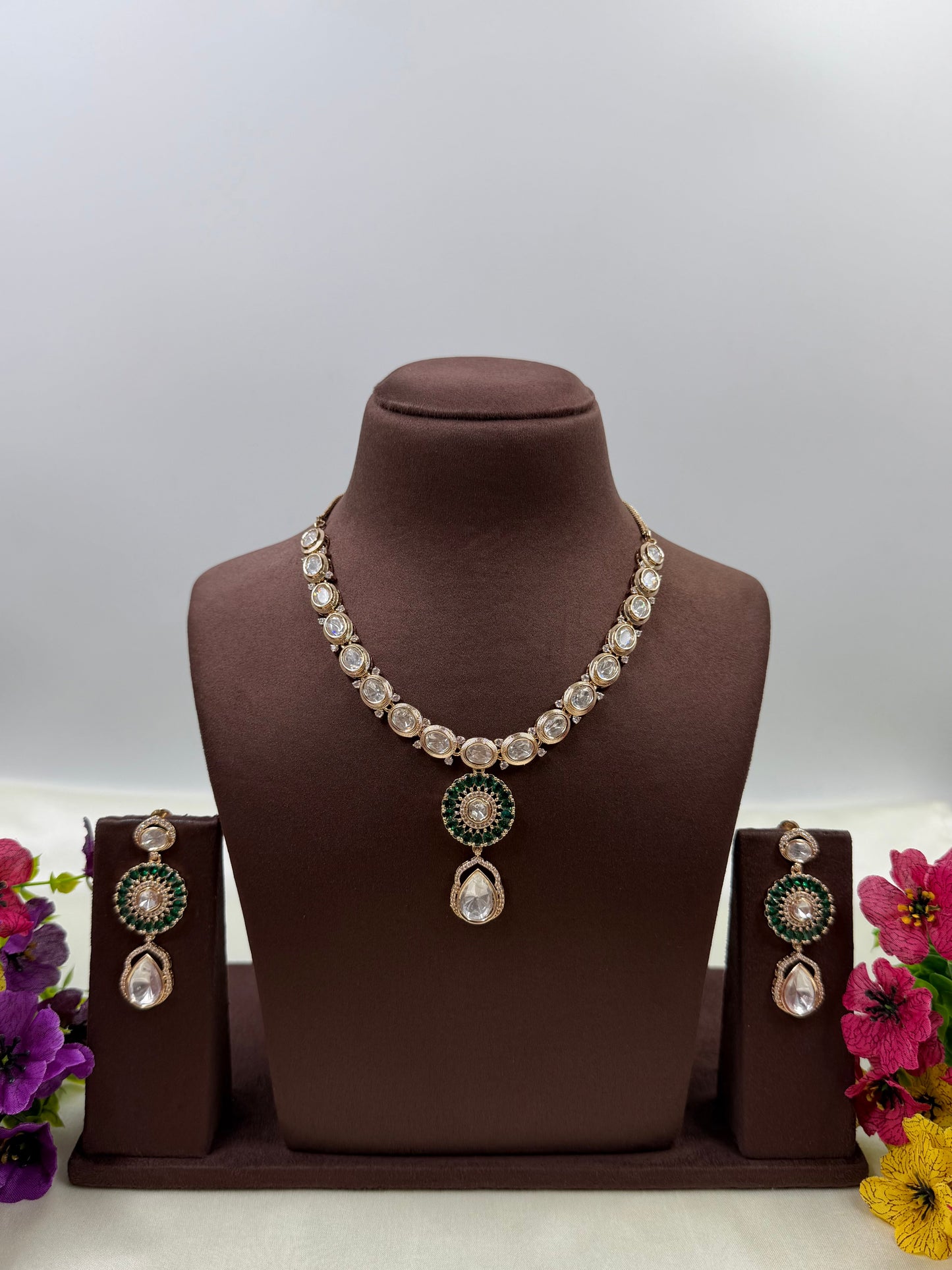 Mugdha Moissanite Delicate Necklace