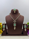 Neha Necklace Set worn styled with traditional outfit
