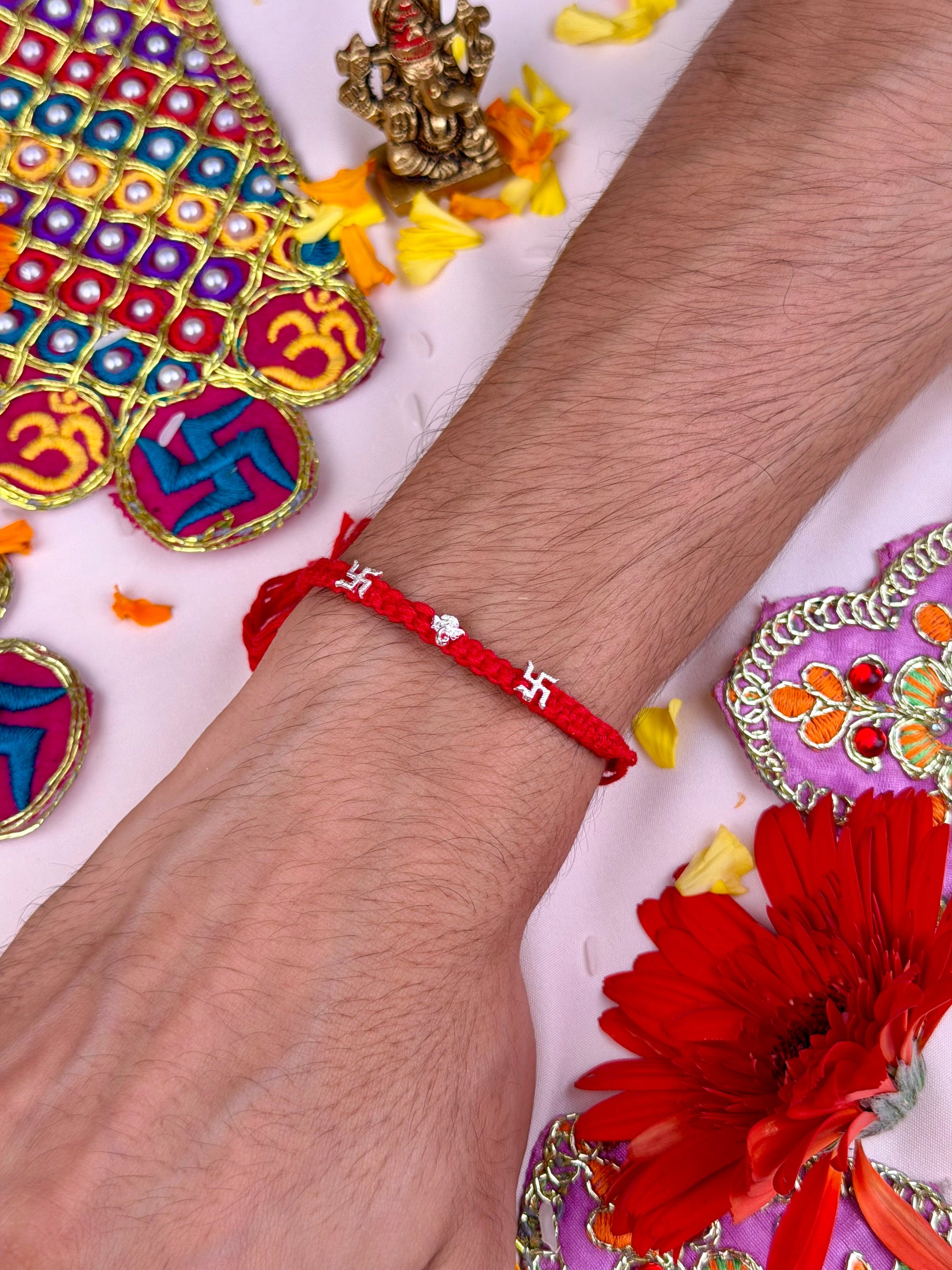 Divine Rakhi close-up view