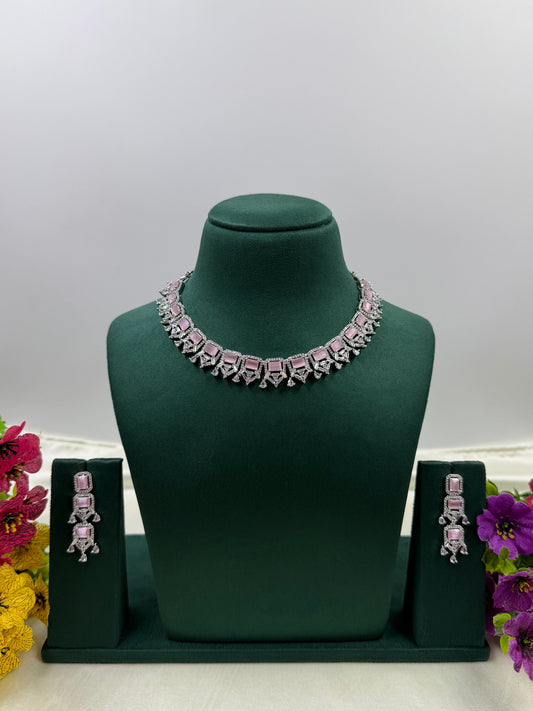 Revati American Diamond Necklace