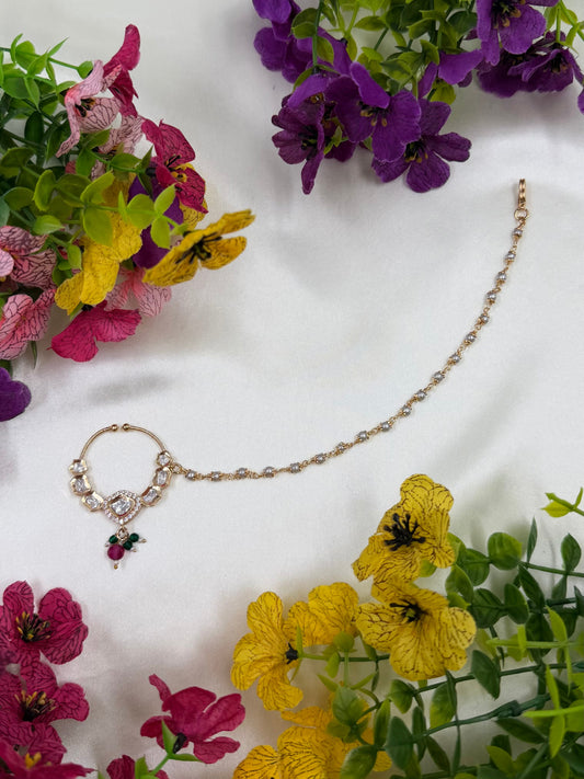 Vidhi Moissanite Nose Ring
