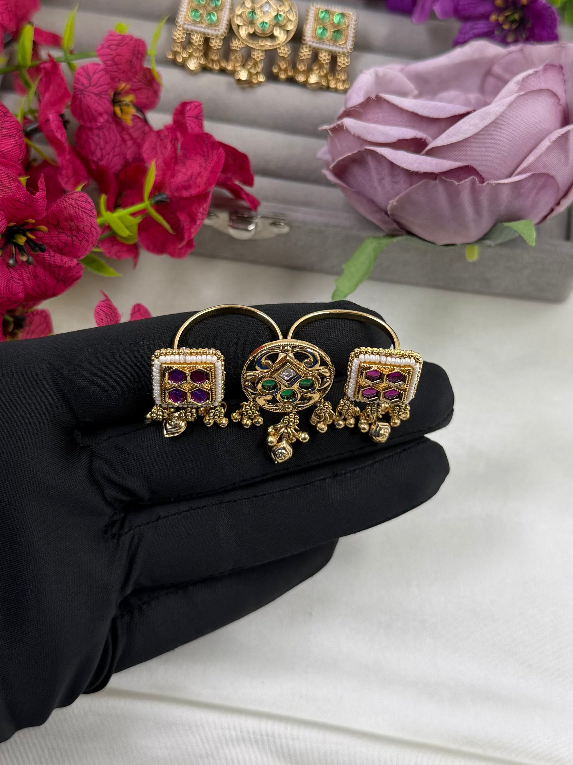 Sneha Finger Ring full product photo on plain background