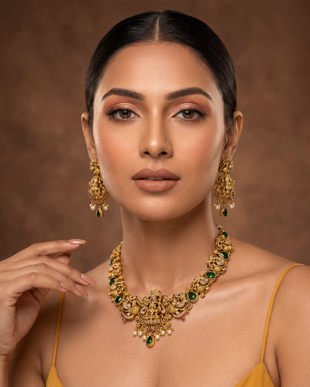 Suvarna South Indian Necklace Set