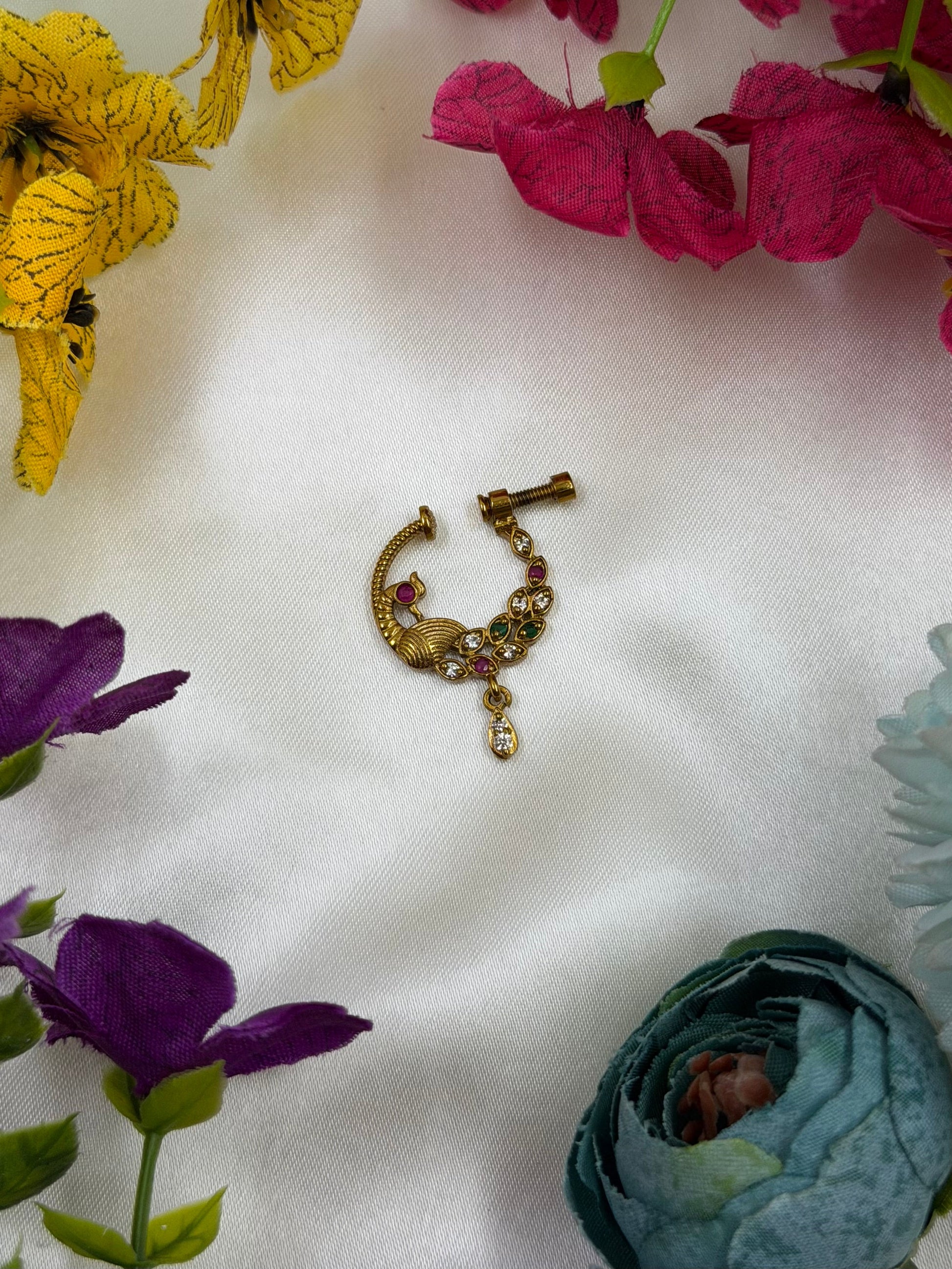 Savita Nose Ring close-up view