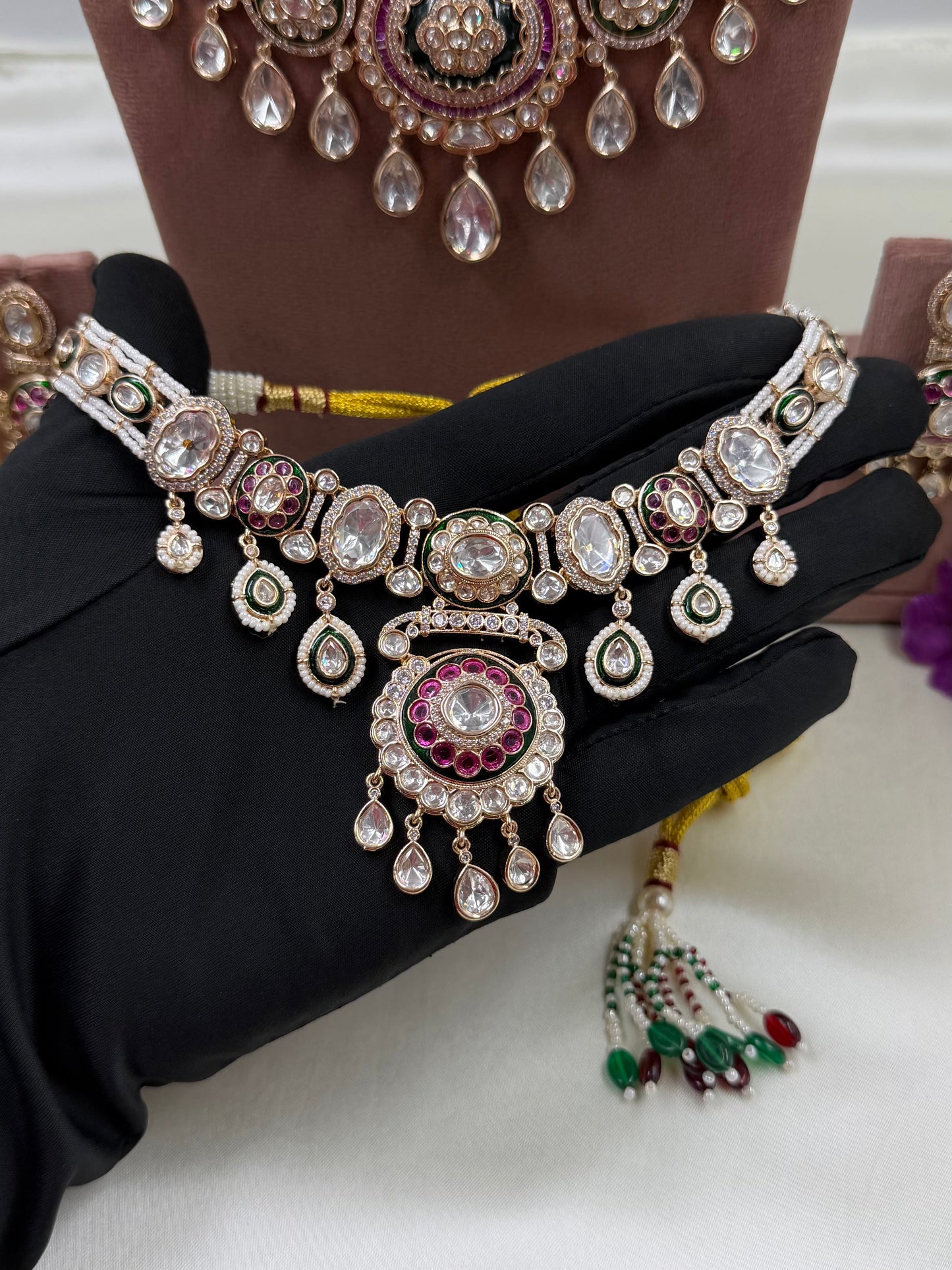 Taniya Moissanite Premium Combo Set