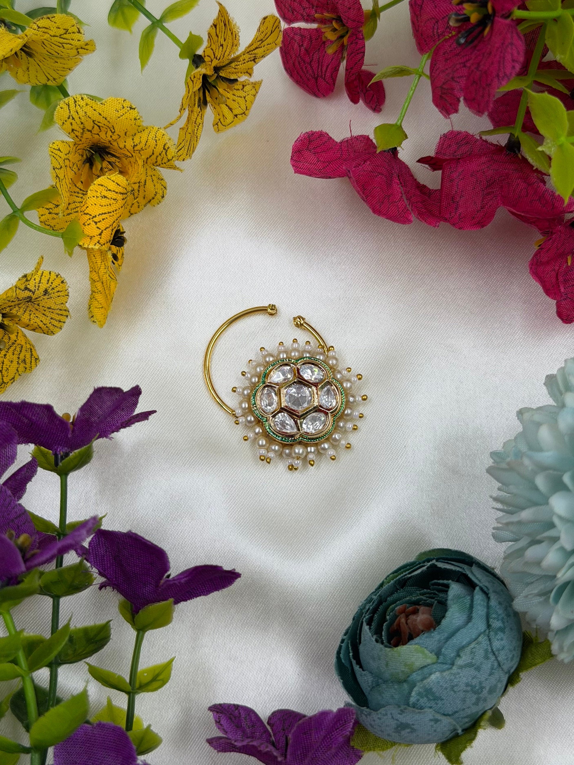Suhani Nose Ring close-up view