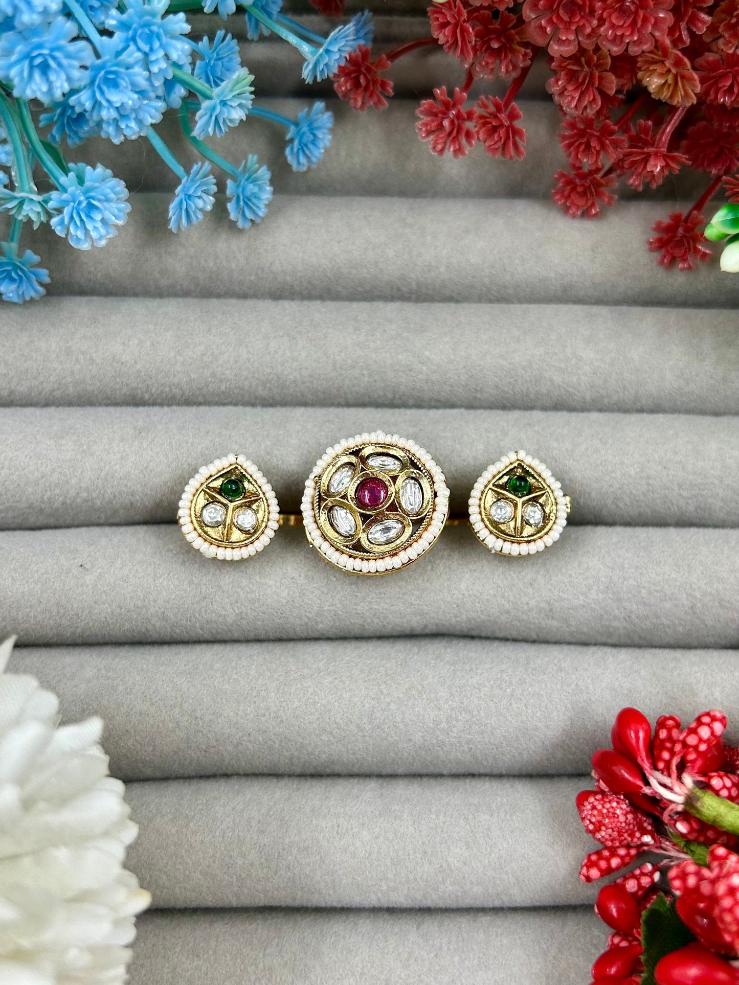 Shalini Heritage Two Finger Ring