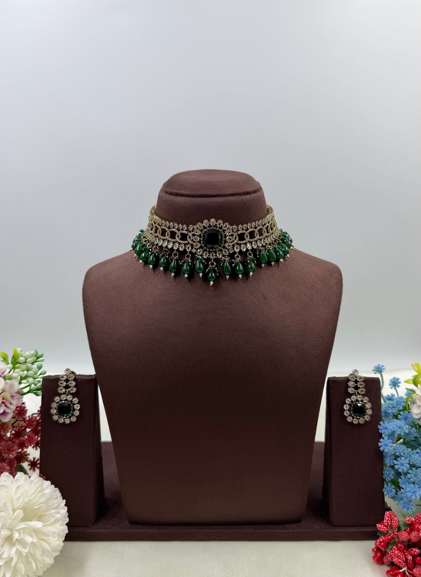 Lata Victorian Choker Necklace