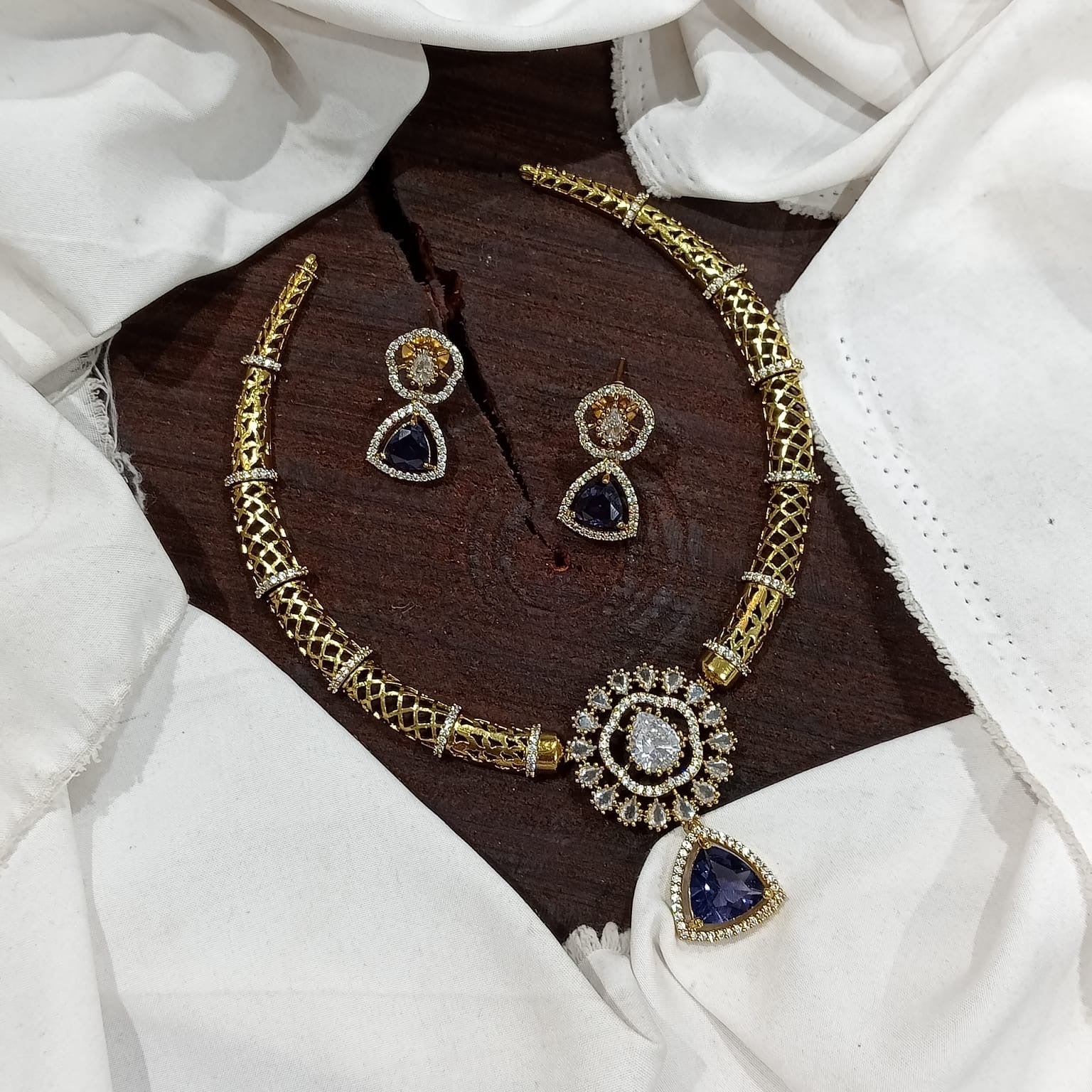 Jewellery worn styled with traditional outfit