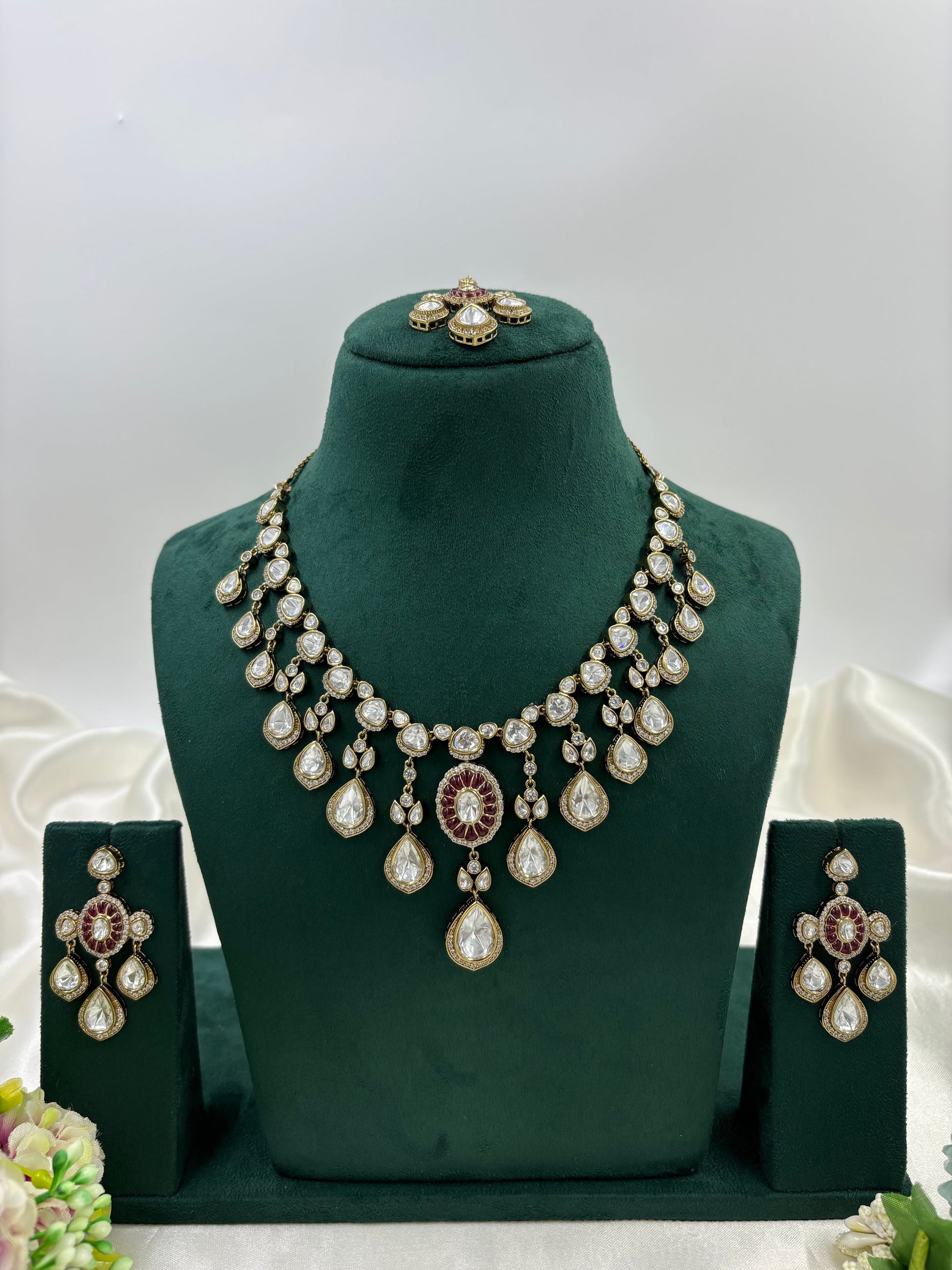 Velina Jewellery worn styled with traditional outfit