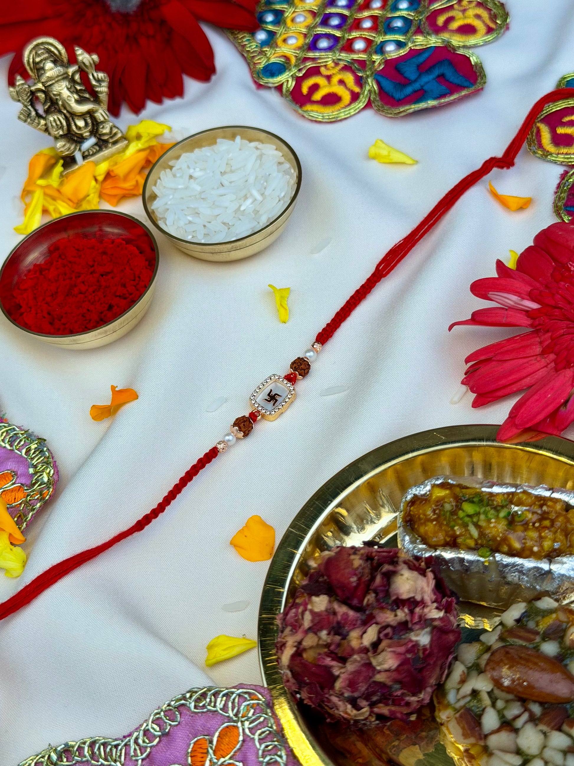 Spiritual Rakhi close-up view