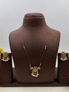 Alisha Necklace Set worn styled with traditional outfit