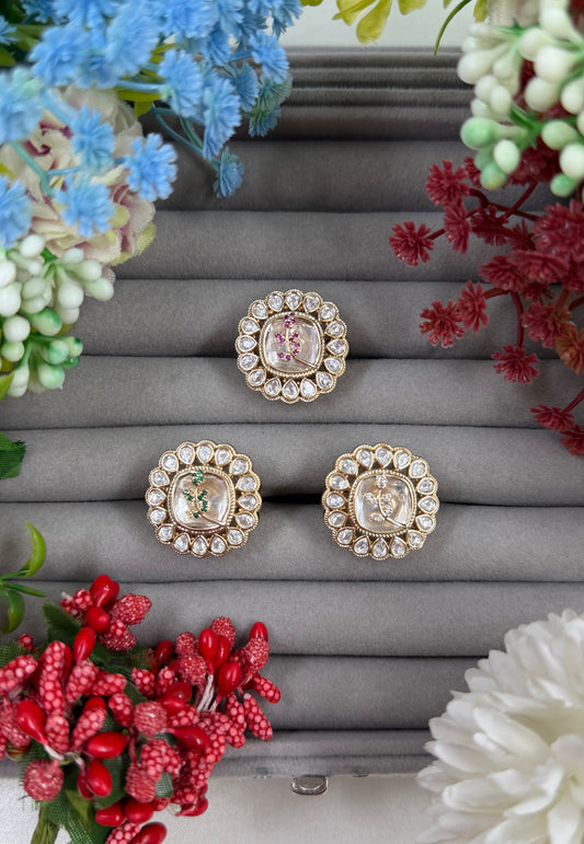 Anjali Moissanite Premium Ring