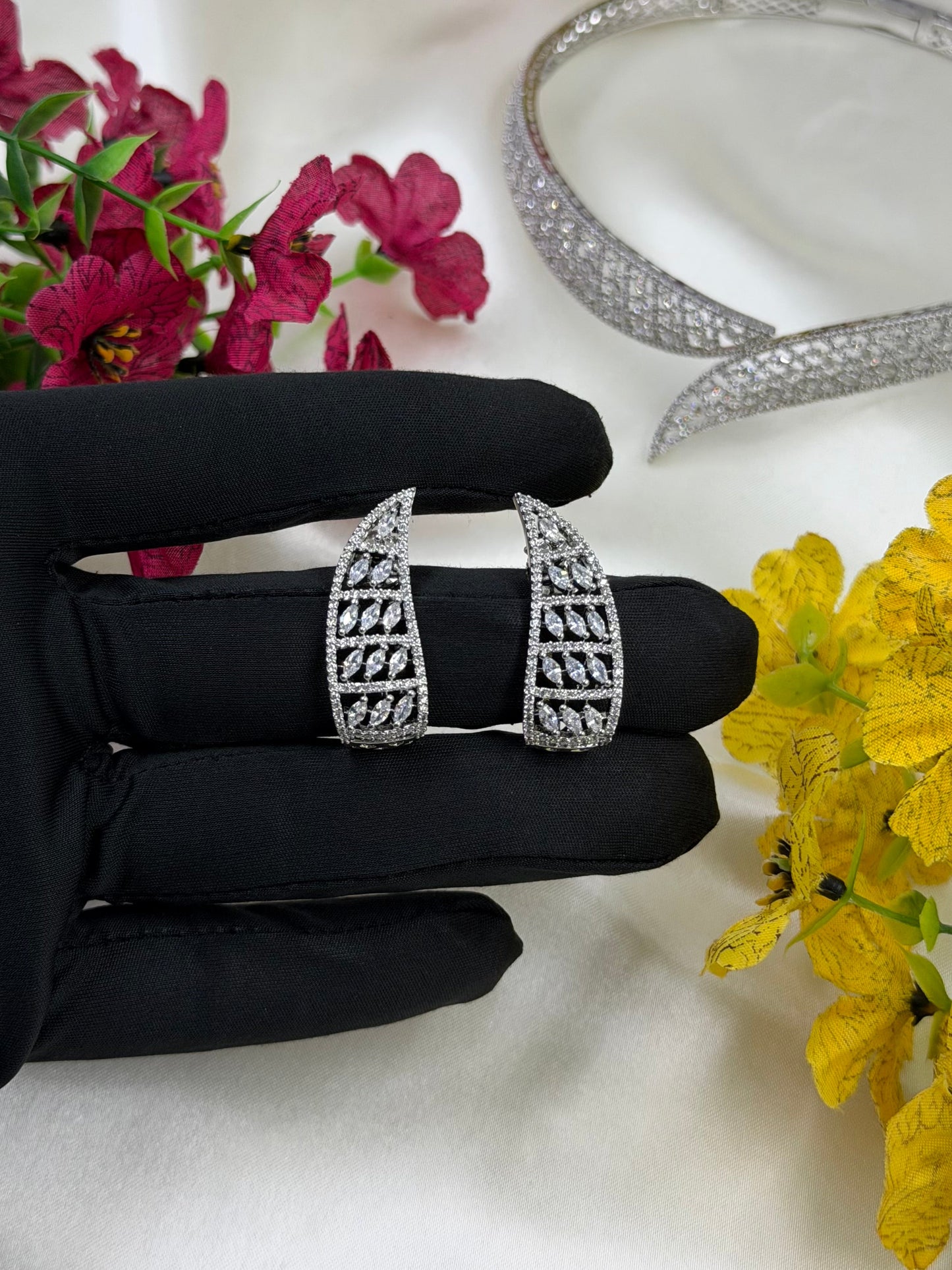 Manju American Diamond Delicate Necklace