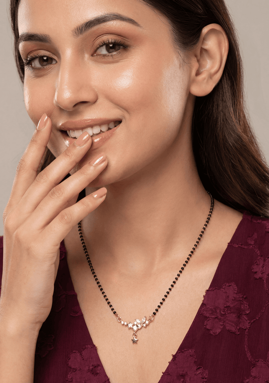 Star Charm Gold Mangalsutra