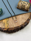 Moon Mangalsutra worn styled with traditional outfit