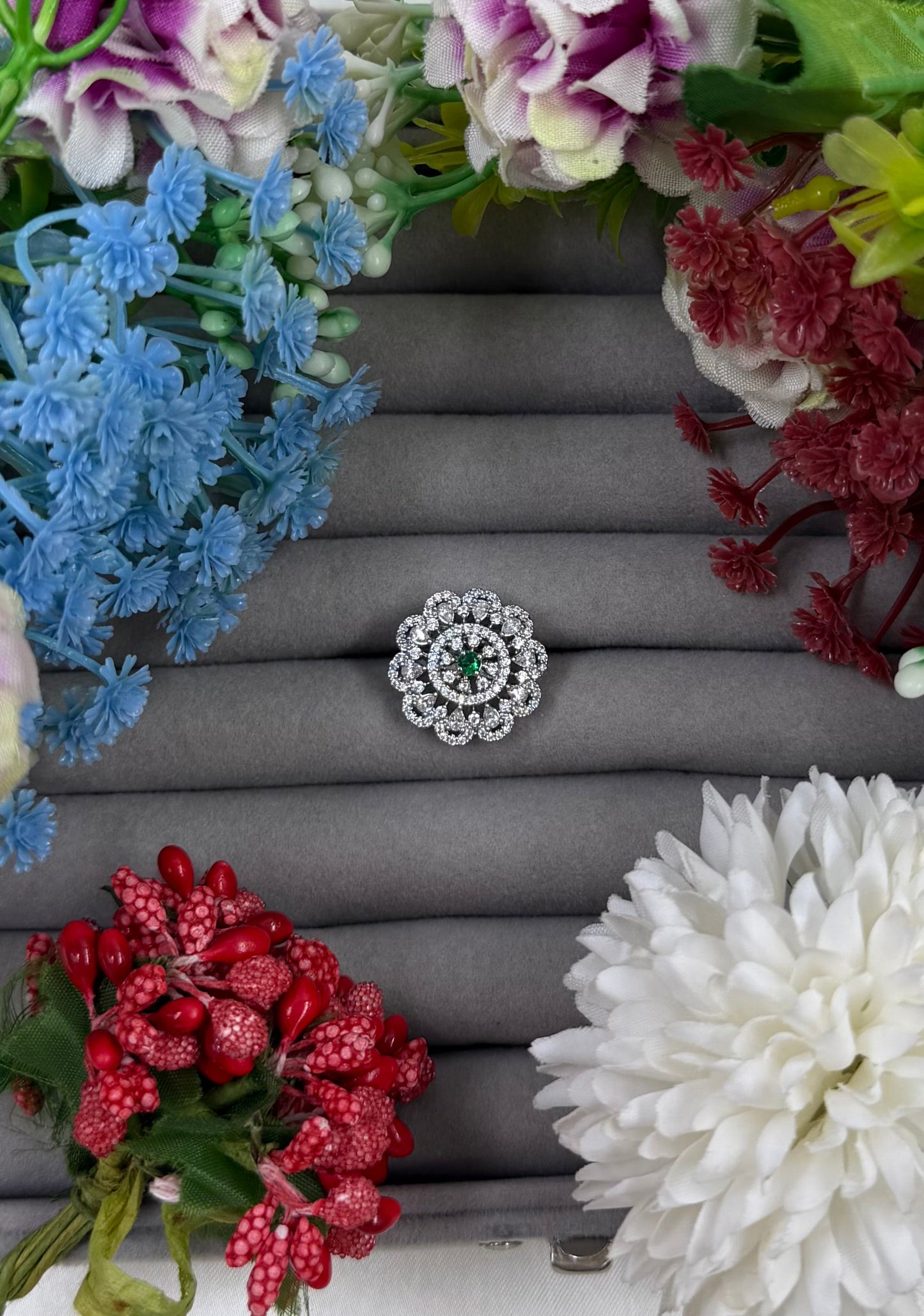 Sadie American Diamond Ring (Adjustable)