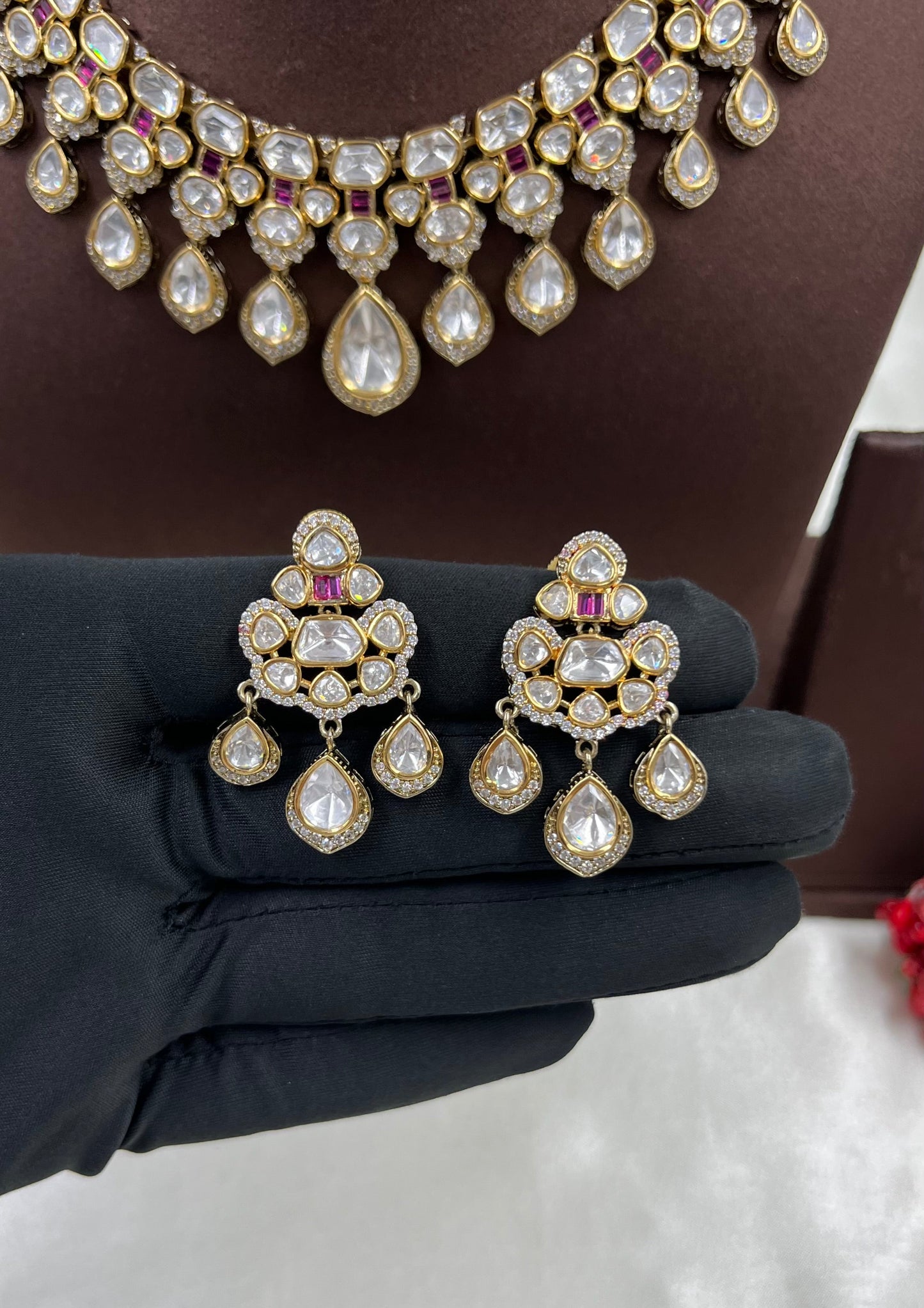 Avni Victorian Moissanite Premium Necklace