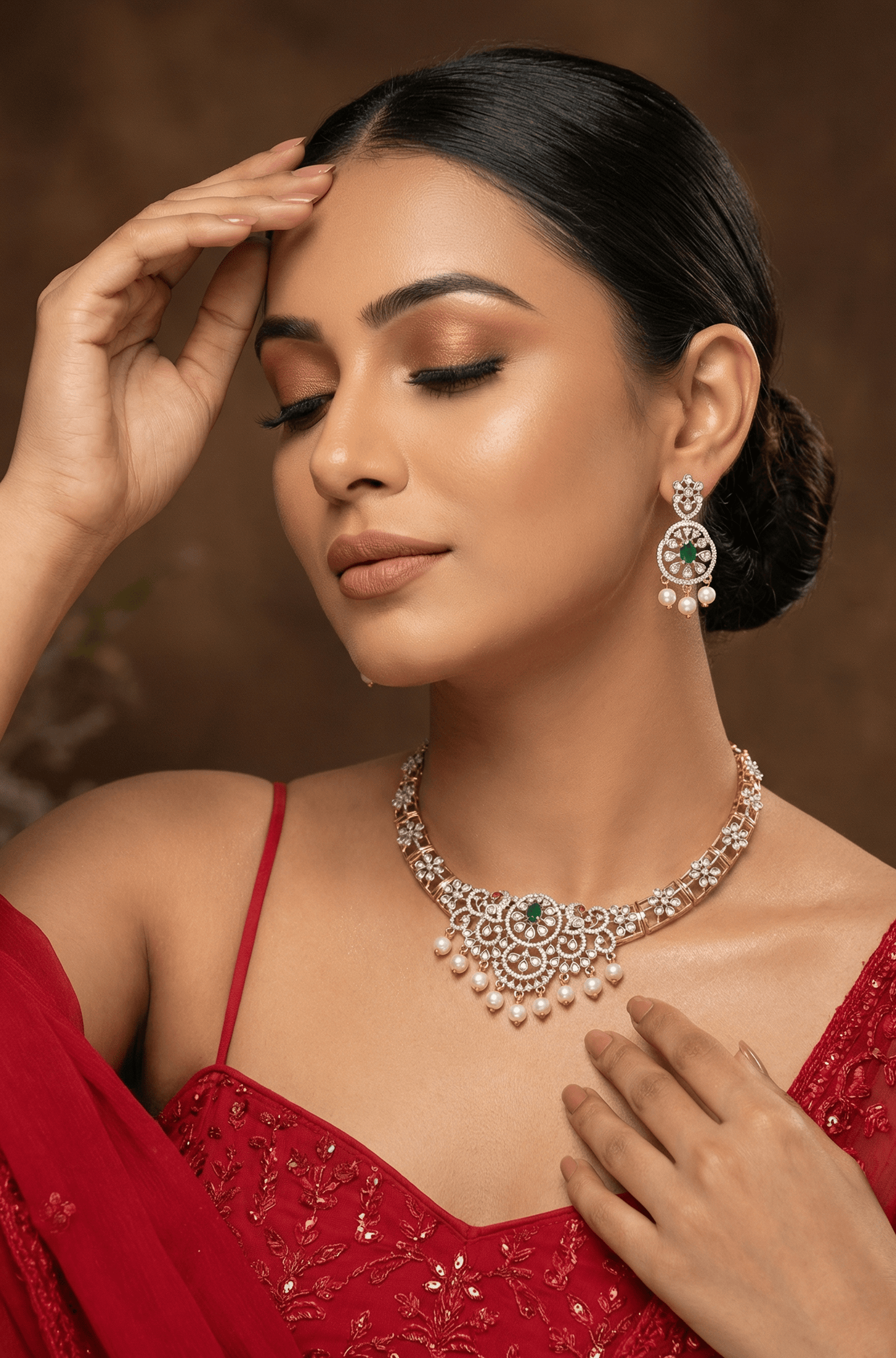 Harini Traditional Micro Gold Necklace