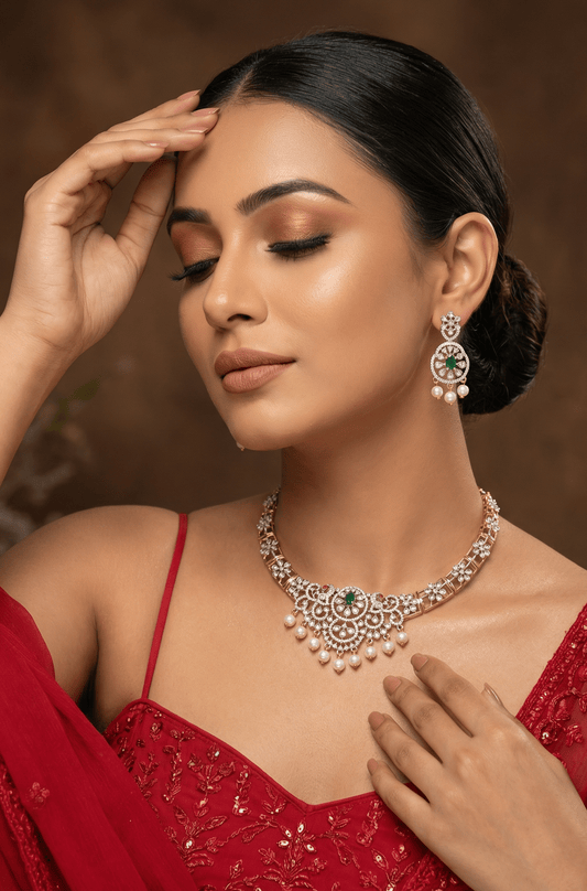Harini Traditional Micro Gold Necklace