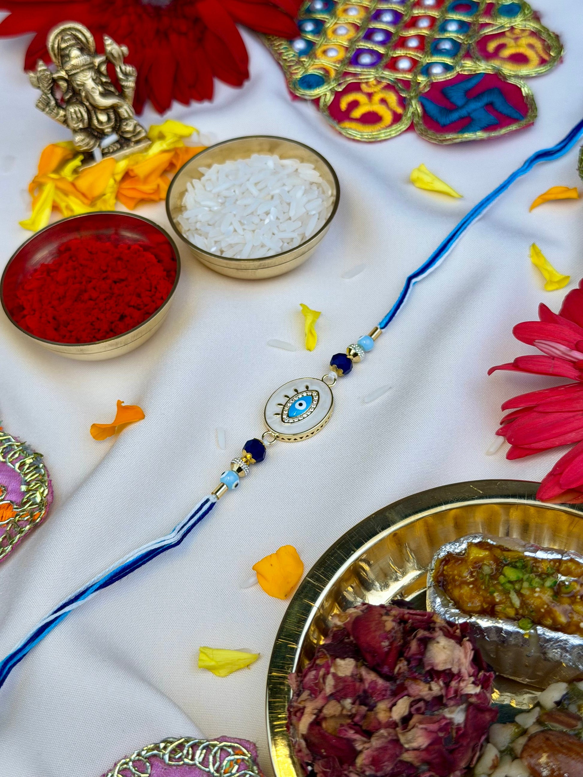 Lucky Rakhi close-up view