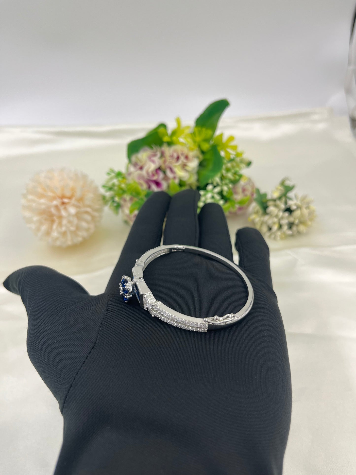 Amethyst Hues Diamond Ad Openable Kada