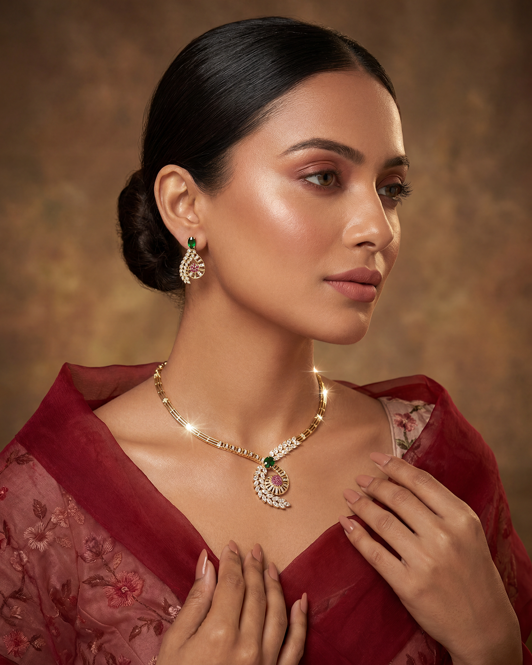 Unnati Victorian Hasli Necklace