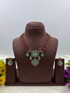Nitya Necklace Set worn styled with traditional outfit