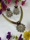 Usha Necklace Set worn styled with traditional outfit