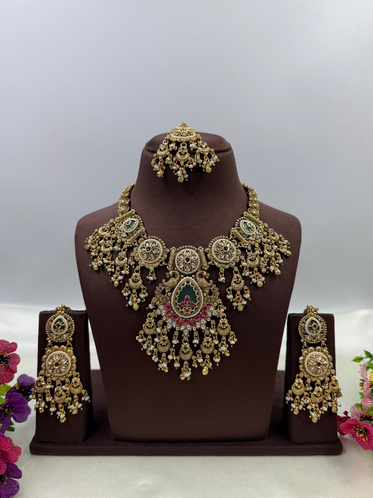 Chhaya Heritage Semi Bridal Set