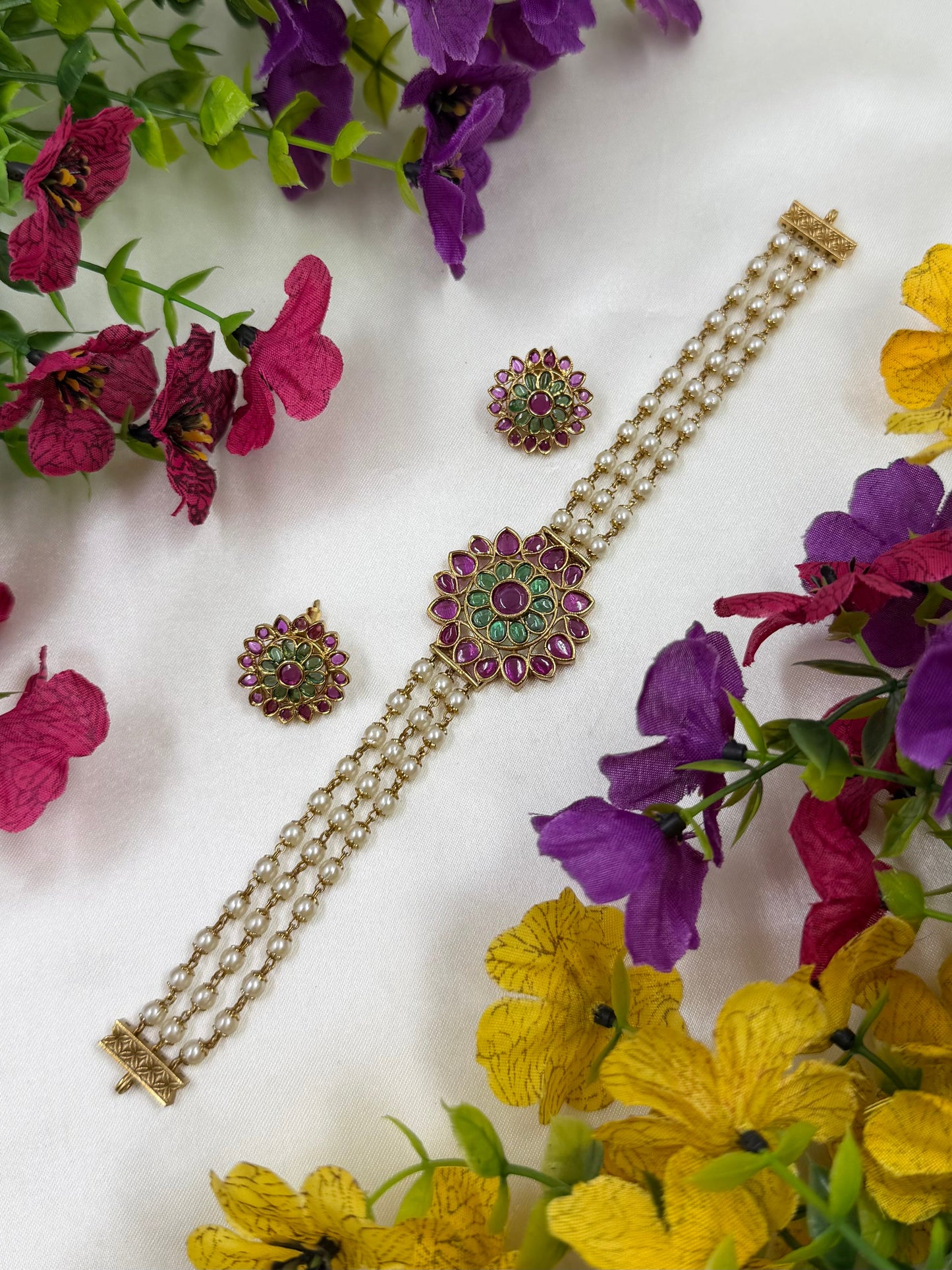 Janaki Victorian Traditional Choker Necklace