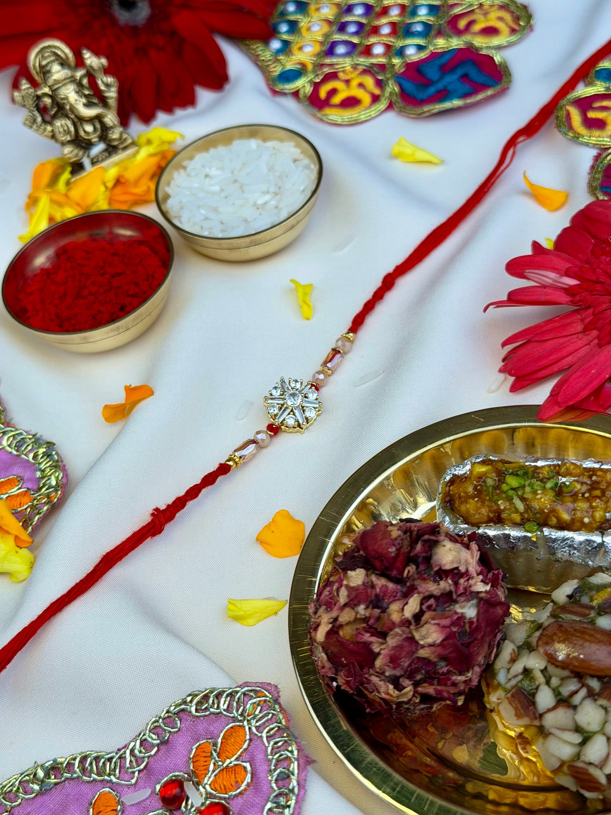 Luxe Rakhi close-up view