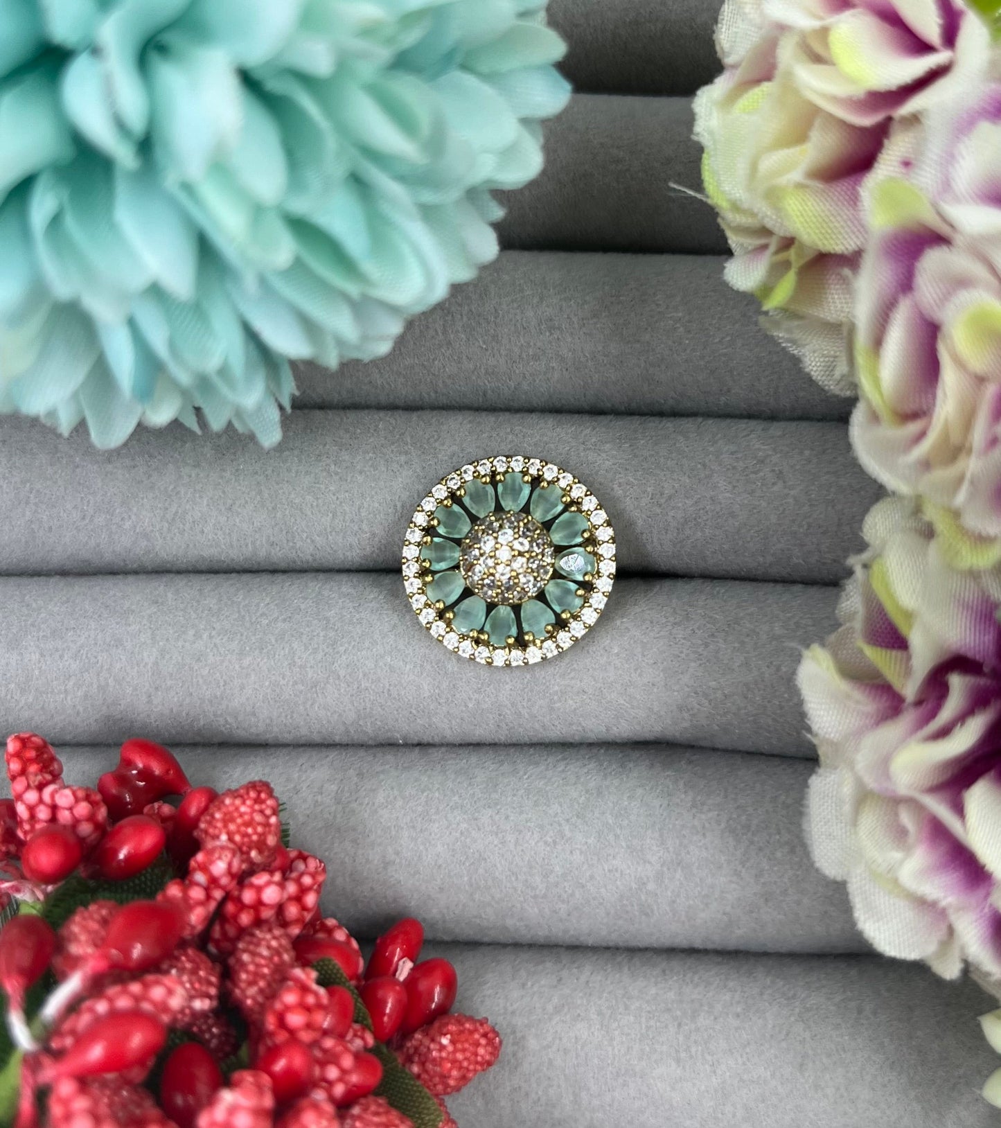 Flower Victorian Finger Ring