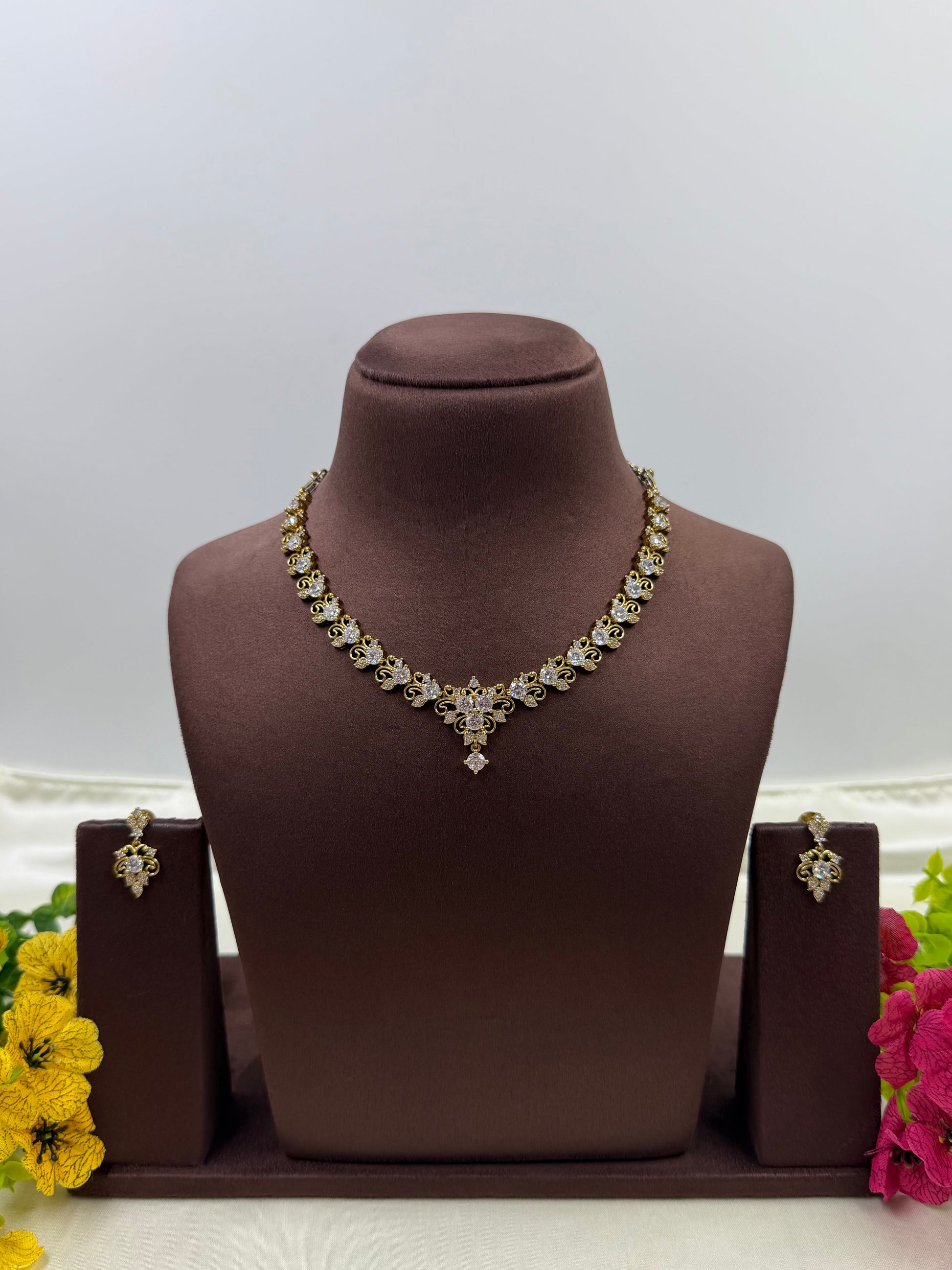 Tanisha Necklace Set full product photo on plain background