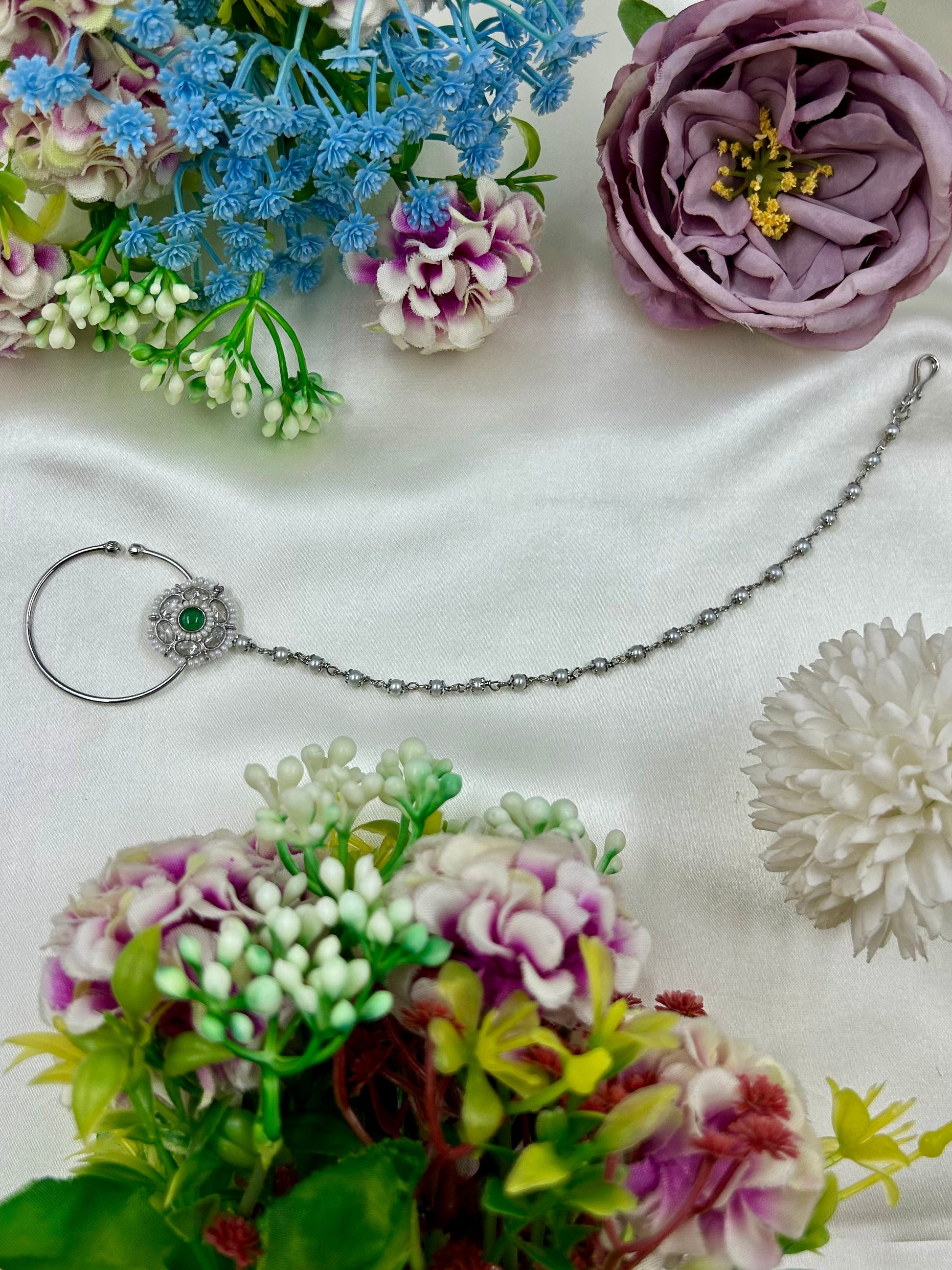 Tara Nose Ring close-up view