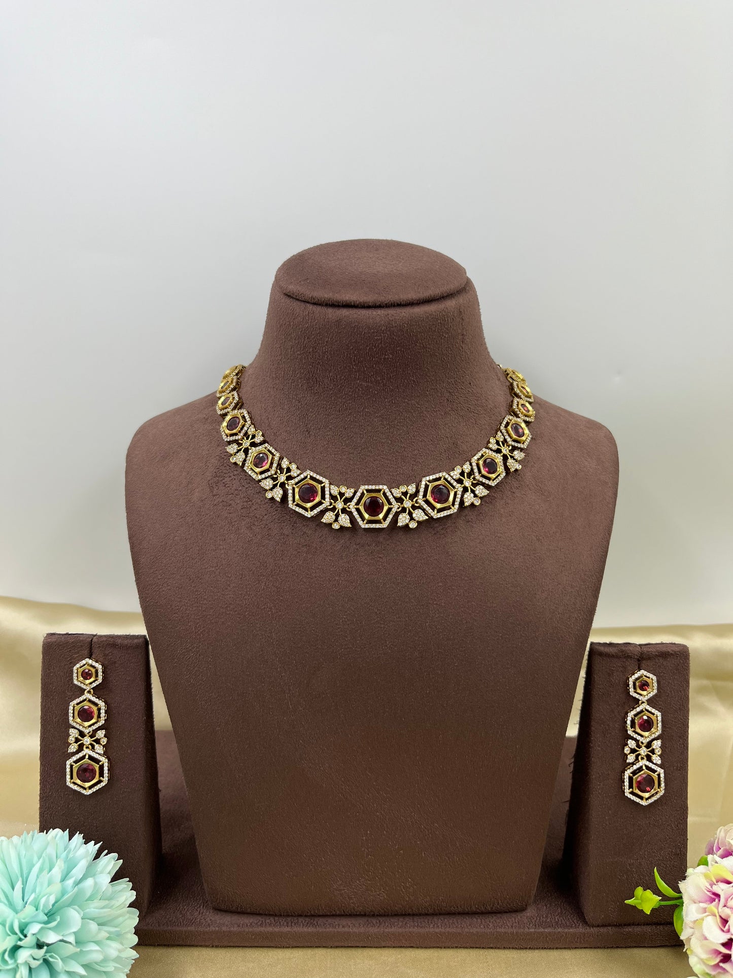 Royal Hexa Amethyst Ad Necklace