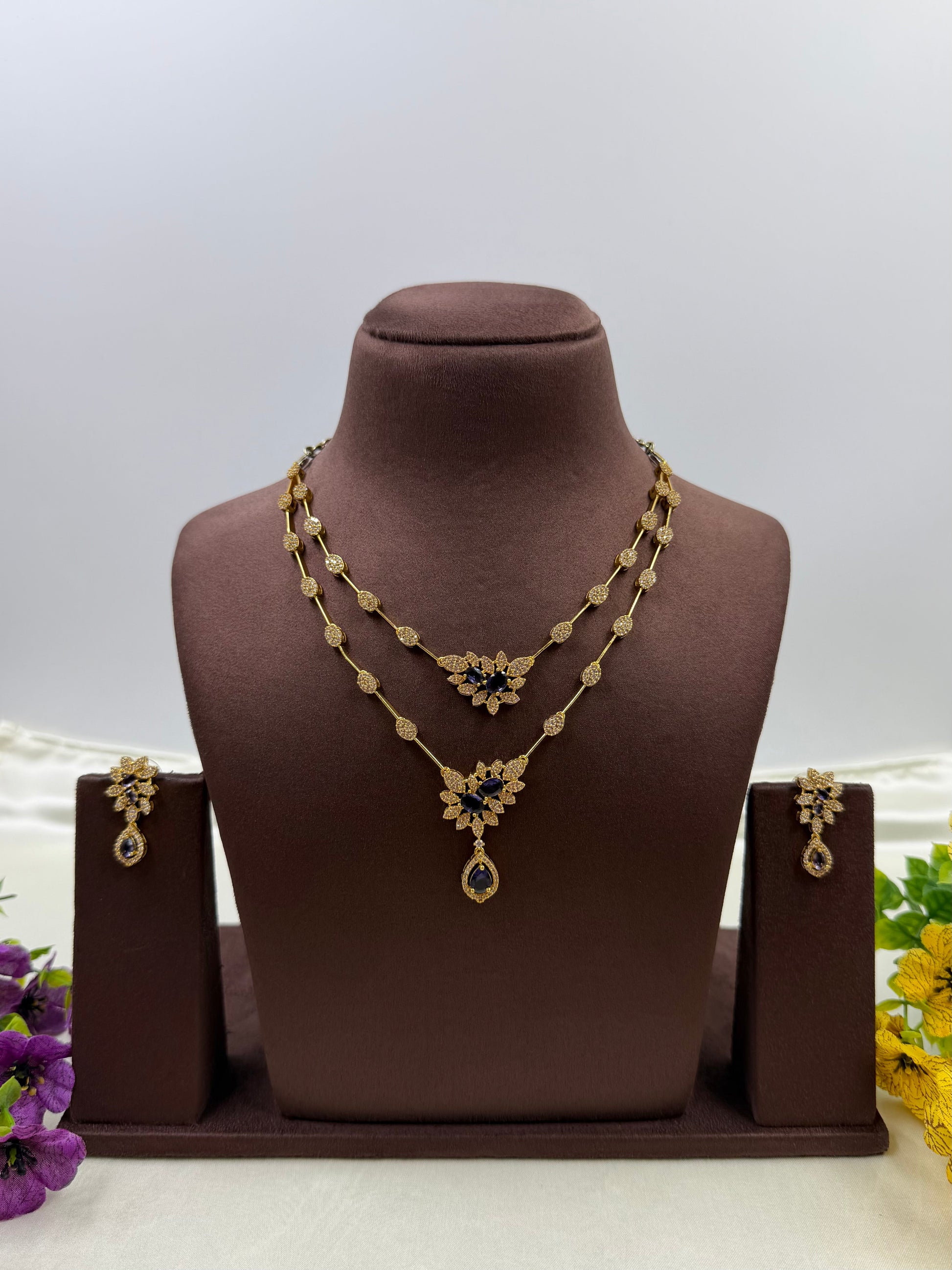 Tanisha Necklace Set full product photo on plain background