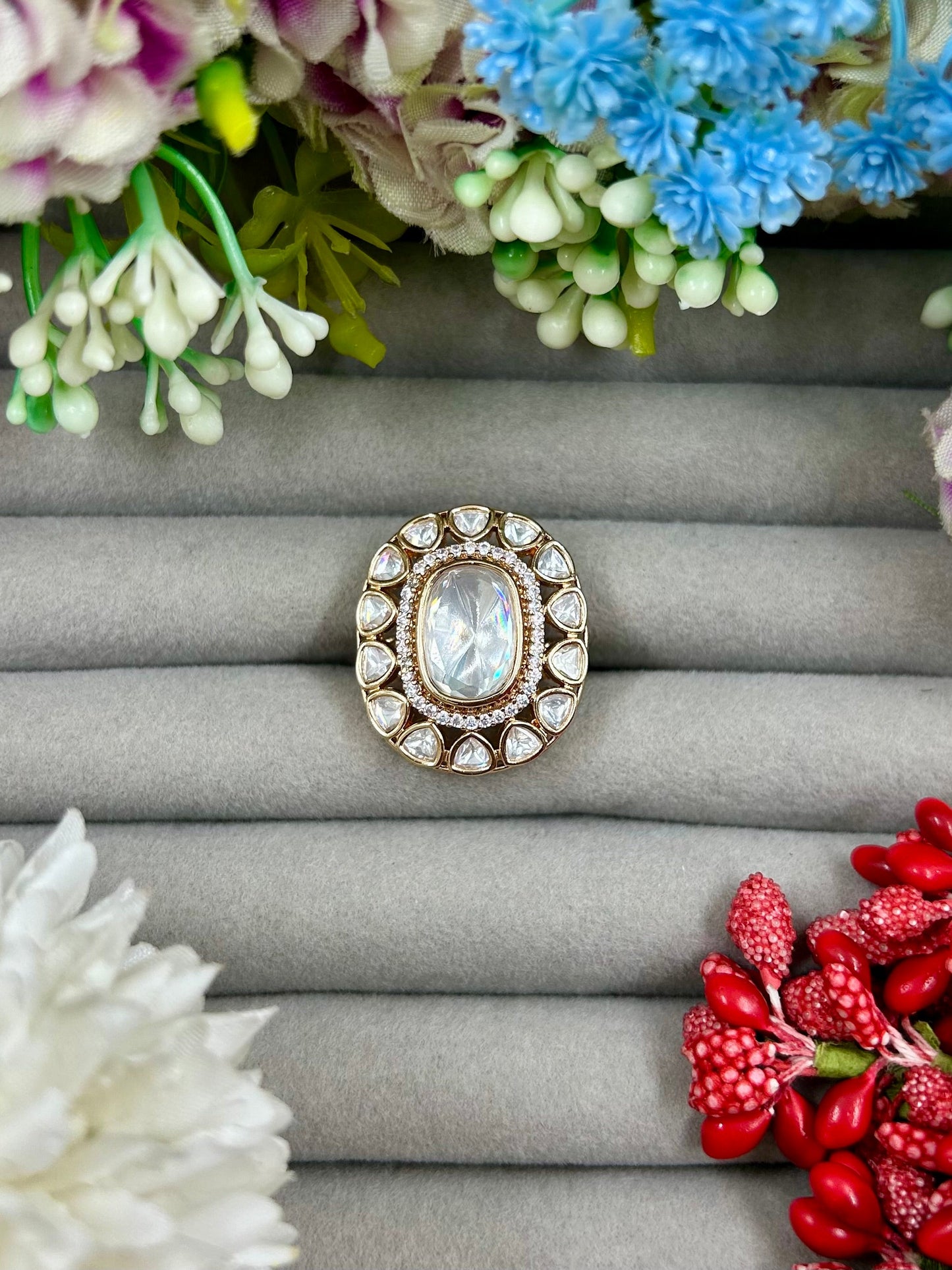 Zayla Moissanite Ring